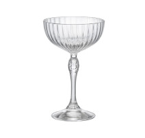 Coffret 4 coupes à champagne America, Bormioli