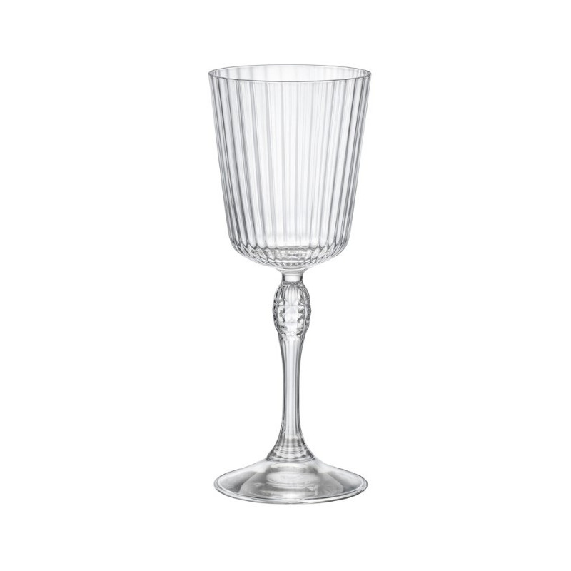 coffret de 4 verres à vin 25 cl america, bormioli - bormioli