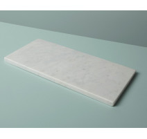 Planche rectangulaire en marbre blanc, Be Home