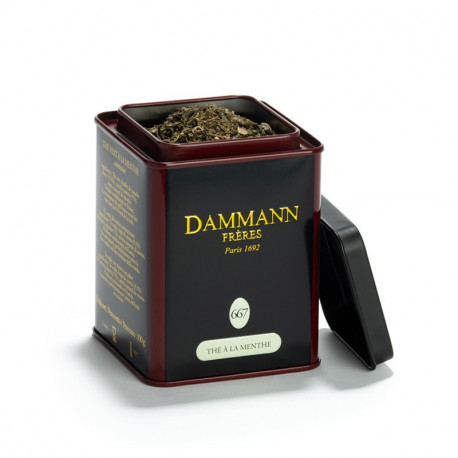 Thé vert à la menthe aromatisé, Dammann Frères