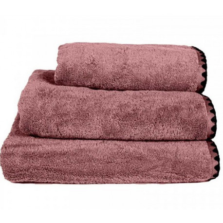 linge de toilette issey bois de rose, haomy serviette de bain - haomy textile