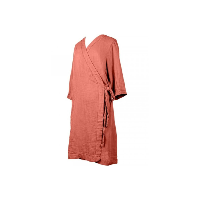 Cache coeur S/M Dili, Haomy Bois de rose - HAOMY TEXTILE