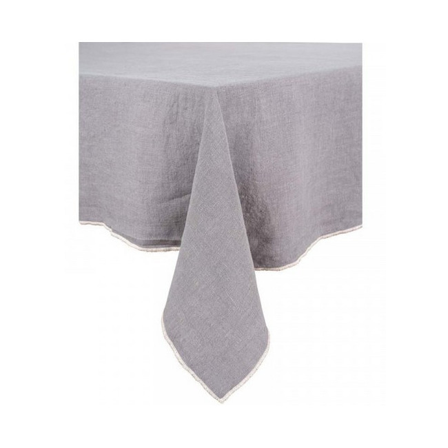 Nappe en lin Venise blanc, Haomy