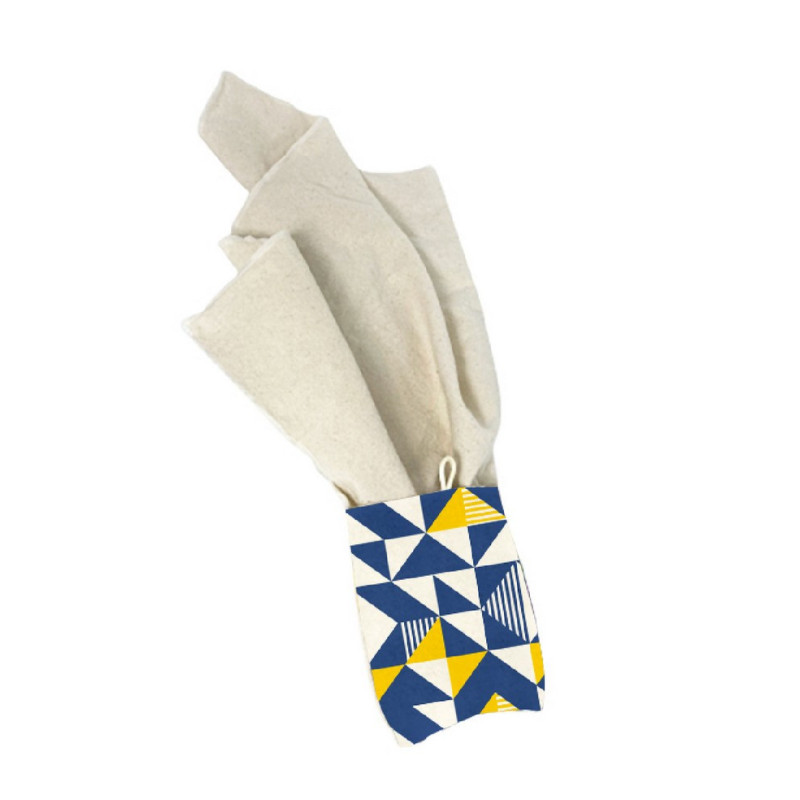 Cookut - Serviette de table Pokette, Cookut Bleu / Jaune - COOKUT