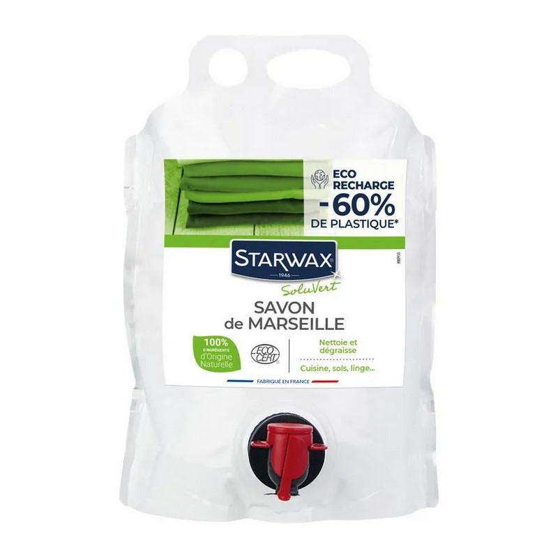 Starwax - Eco recharge Savon de Marseille Soluvert, Starwax - STARWAX
