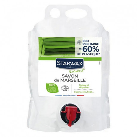Eco recharge Savon de Marseille Soluvert, Starwax