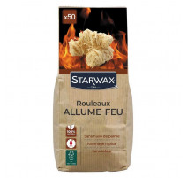 50 rouleaux allume-feu, Starwax