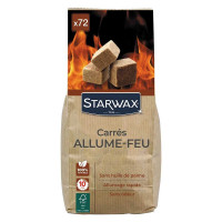 72 carrés allume-feu, Starwax