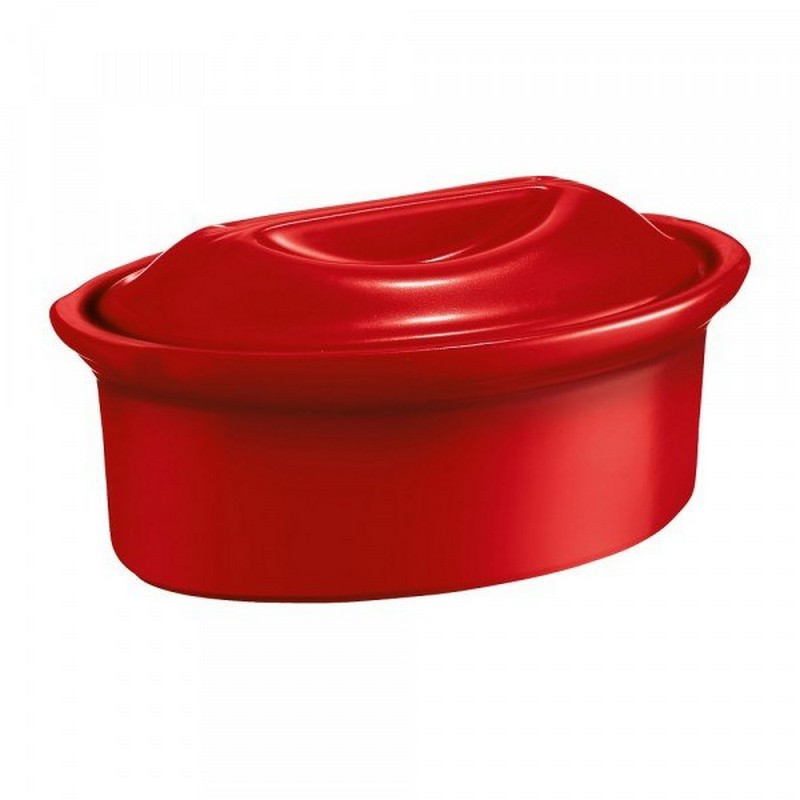Emile Henry - Terrine ovale Rouge Grand Cru, Emile Henry 1.6 L - Emile Henry