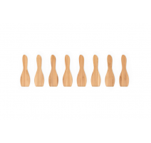 8 spatules à raclette, Pebbly