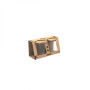 Set de 2 boites en verre 240 ml et couvercle en bambou, pebbly