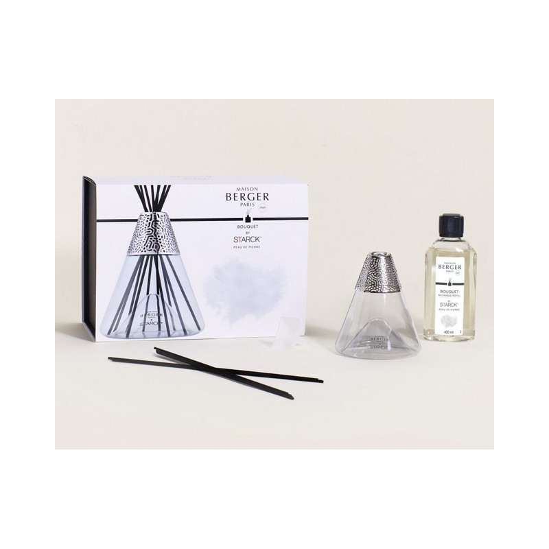 MAISON BERGER - Bouquet parfumé 400 ml Starck Peau de pierre, Maison Berger - MAISON BERGER