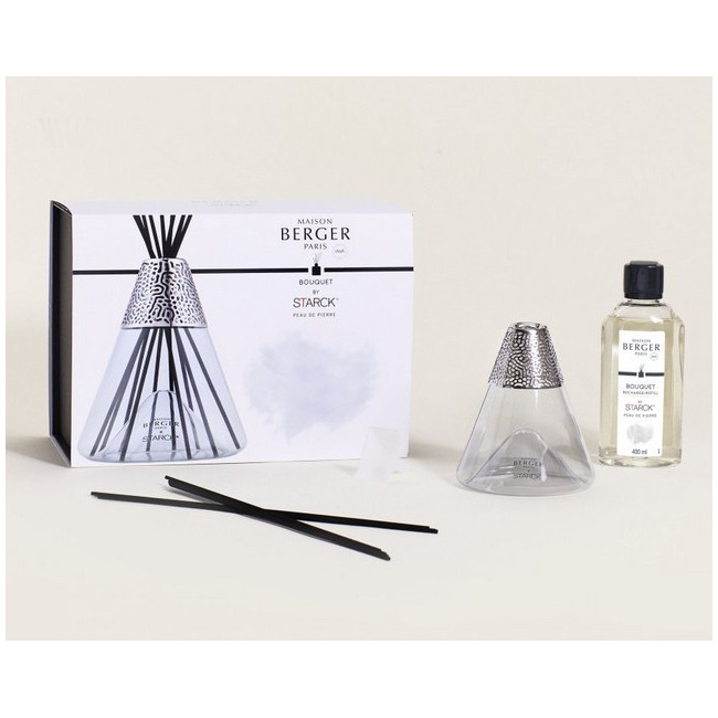 Bouquet parfumé 400 ml Starck Peau de pierre, Maison Berger