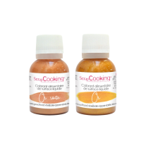 Colorant alimentaire de surface liquide doré, ScrapCooking