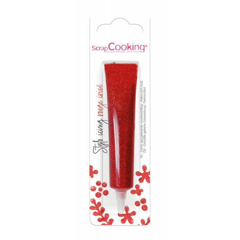Scrapcooking - Icing Stylo Rouge Irisé, ScrapCooking - ScrapCooking