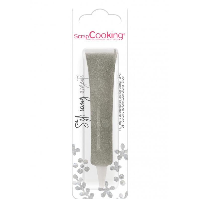 Scrapcooking - Icing Stylo Argenté Irisé, ScrapCooking - ScrapCooking
