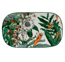 Plat rectangulaire collection Night garden, Bruno Evrard