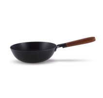 WOK Inox 38 cm Cristel Induction avec couvercle - BELLYNCK ET FILS