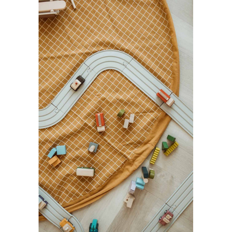 Play&Go - Sac de rangement pour jouets Organic, Play&Go Moutarde - Play & Go