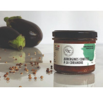 Aubergines Confites à la Coriandre, Conserveries des 7 Collines