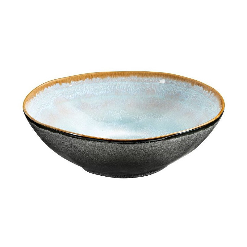 Medard de Noblat - Service vaisselle Shadow Aqua, Médard de Noblat Assiette creuse - Medard de Noblat