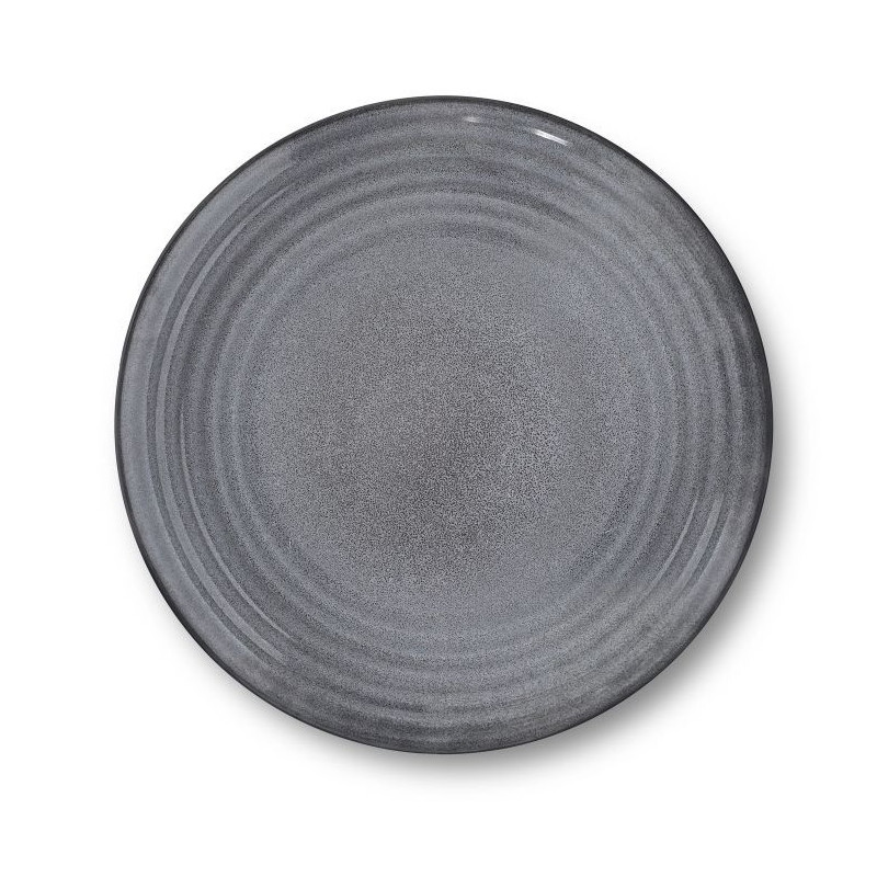 Medard de Noblat - Service vaisselle Flow granit, Médard de Noblat Assiette plate - Medard de Noblat