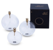 Lampe à huile ronde laiton, Peridesign