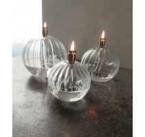 Lampe à huile Elegante Brass laiton, Peri Design