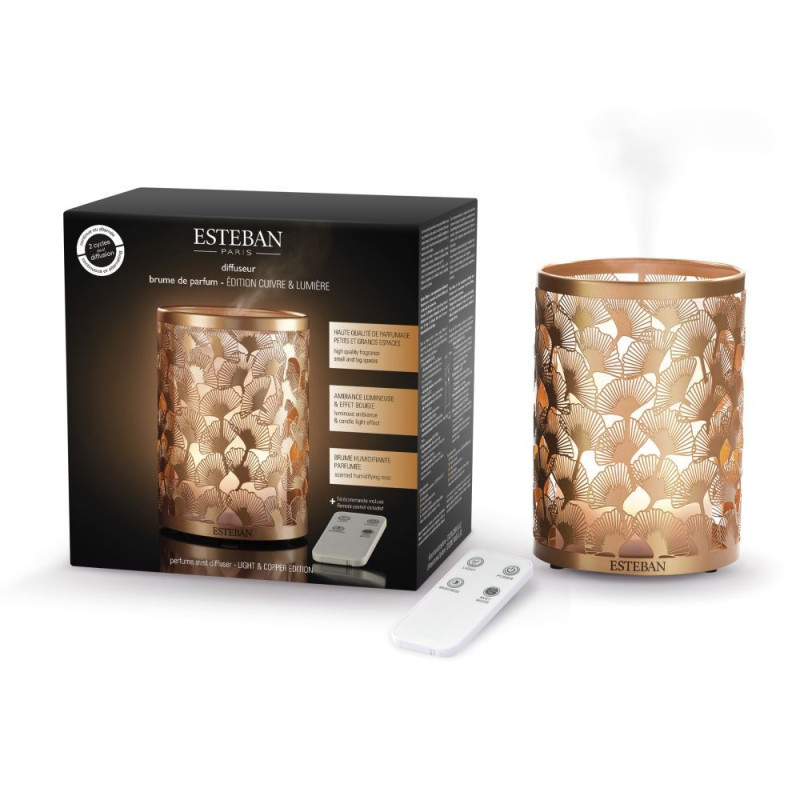 Esteban - Diffuseur brume Edition Cuivre & Lumière, Esteban - ESTEBAN