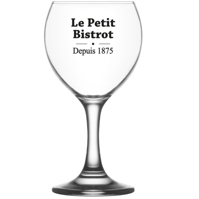 coffret 6 verres à vin le petit bistrot, trend'up - trend'up