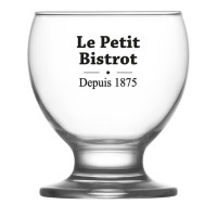 Coffret 6 verres à vin bas Le petit Bistrot, Trend'up