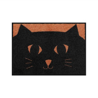 Tapis de patio Matou, Derrière la porte