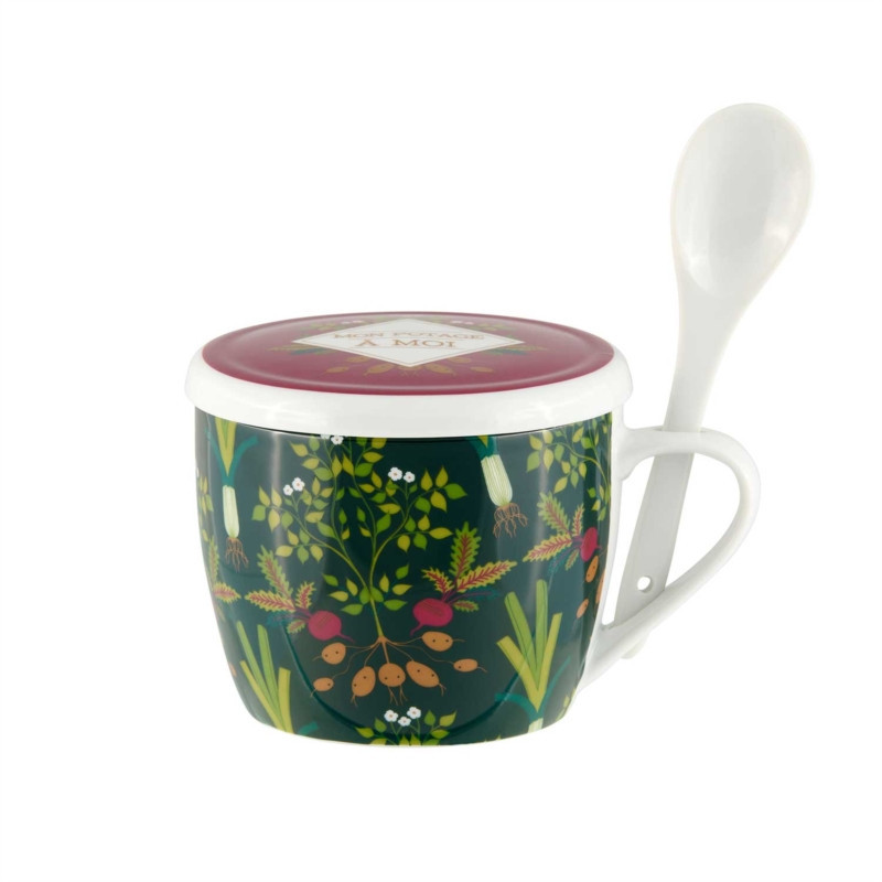 DERRIERE LA PORTE - Bol à soupe avec couvercle Mon potage à moi, Derrière la porte - DERRIERE LA PORTE