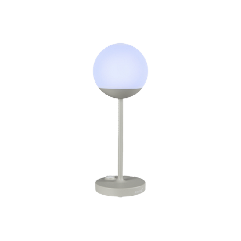 FERMOB - Lampe Mooon, Fermob Gris Argile - FERMOB