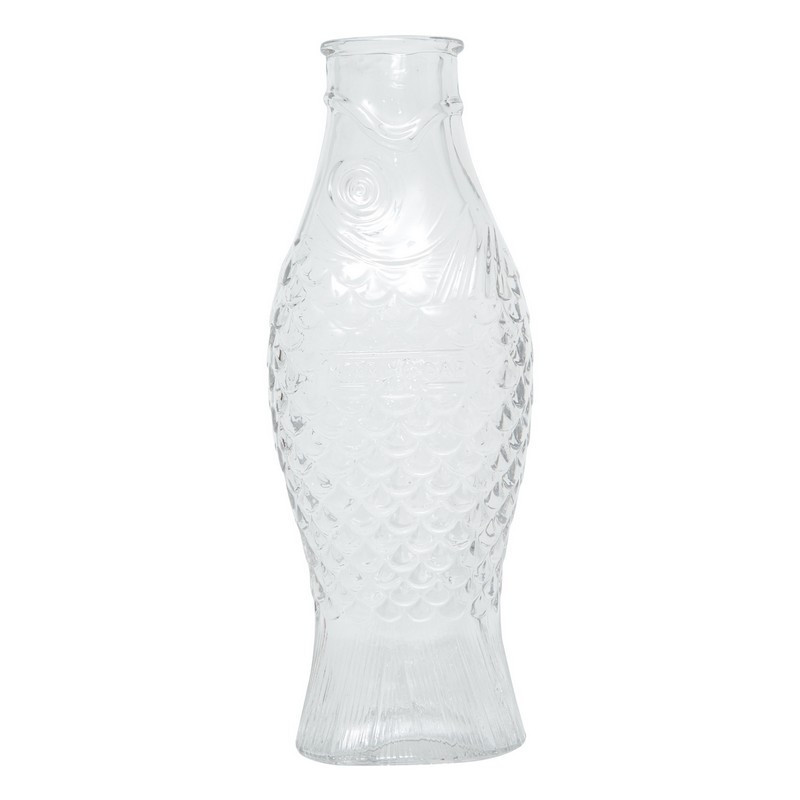 Bouteille 0.85L Poisson Transparent, Serax
