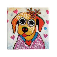 Dessous de verre Chien Smile Style, Maxwell & Williams