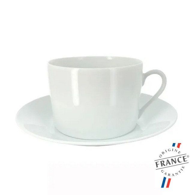 Tasse déjeuner 30 cl et sous-tasse Maintenon, Bruno Evrard