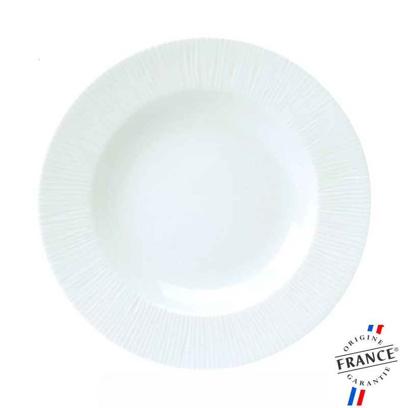 service de table rouvray, bruno evrard assiette creuse - bruno evrard