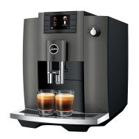 JURA Machine Automatique à café E6 Dark inox EC