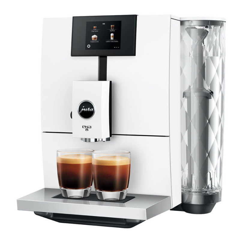 Jura - JURA Machine Automatique à café ENA 8 Full Nordic White EC - JURA