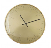 Horloge bombée dorée 30 cm, Emdé