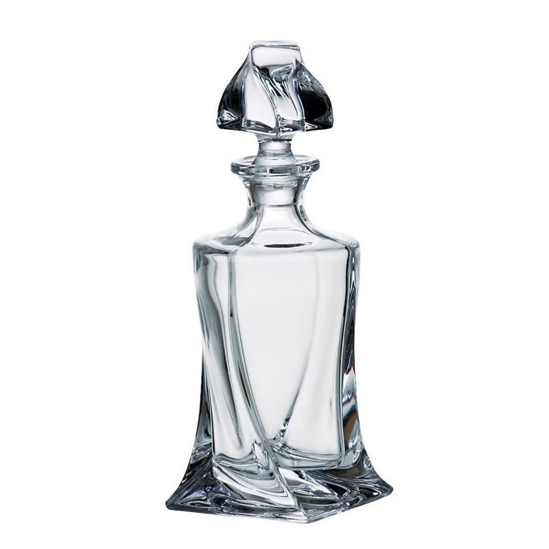Crystal BOHEMIA - Carafe à whisky Quadro, Crystal Bohemia - Crystal BOHEMIA