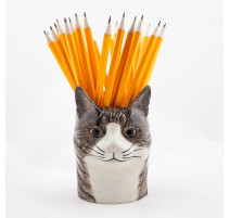 Pot à crayon Chat, Quail Ceramics UK