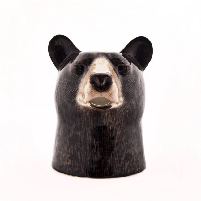Cruche Ours noir M, Quail Ceramics UK