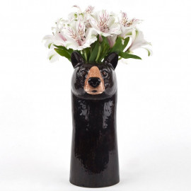 Vase Ours noir L, Quail Ceramics UK