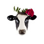 Vase mural Vache M, Quail Ceramics UK