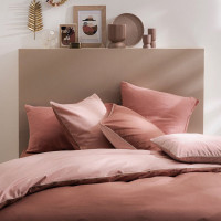 Housse de couette Bons jours rose doré, Essix