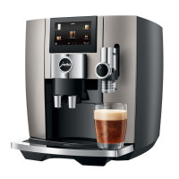 JURA Machine Automatique à Café J8 Midnight Silver EA