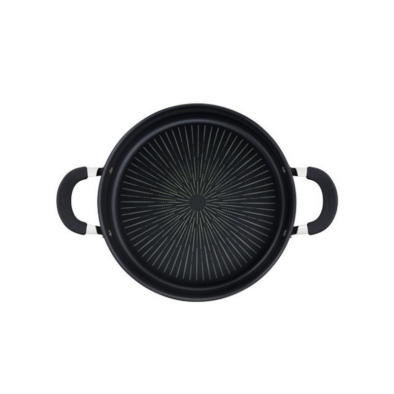 Tefal Easy Cook & Clean Sauteuse 26 Cm Antiadhésive + Couvercle Compatible Tous Feux Sauf