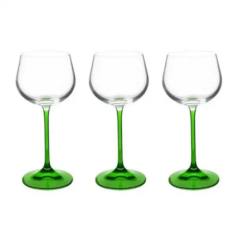 set de 3 verres à vin du rhin, novastyl - lebrun